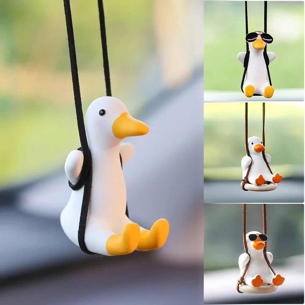 Car Accessories Mirror Hanging - Simpatico ciondolo a forma di anatra