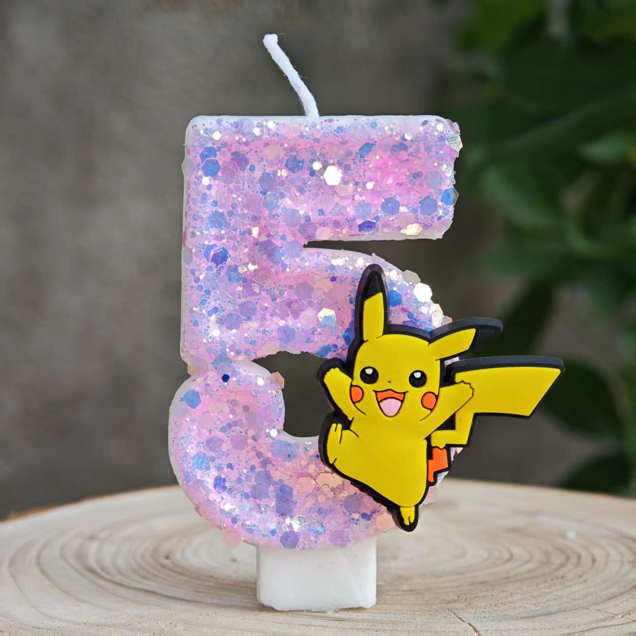 Car Accessories Girly - Pikachu Pokémon Candele 0-9 Numero Decorazione