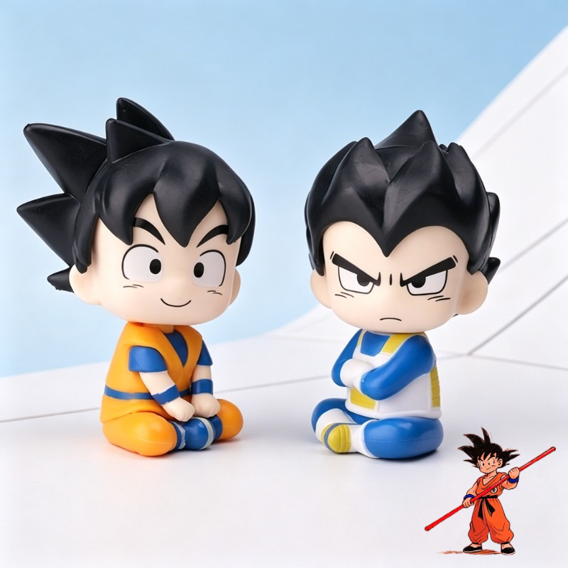 Car Accessories Parts - Dragon Ball chibi Son Goku Vegeta,