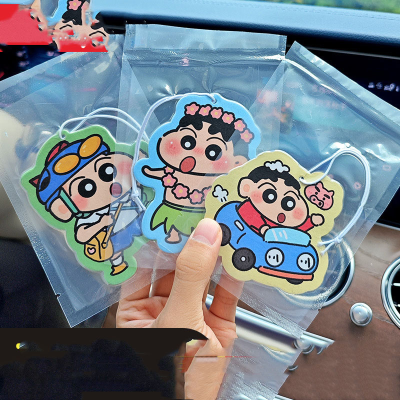 Car Accessories Mirror Hanging - Profumatore per Auto Kawaii Shin Chan,
