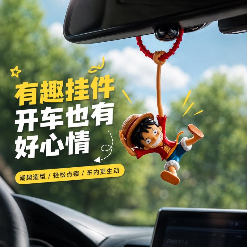 One Piece Monkey D. Luffy Cion - Car Accessories Hanging From Mirror recensione e prezzo