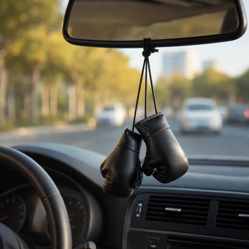 1 Paio di Guantoni da Boxe per - Car Accessories Mirror Hanging recensione e prezzo