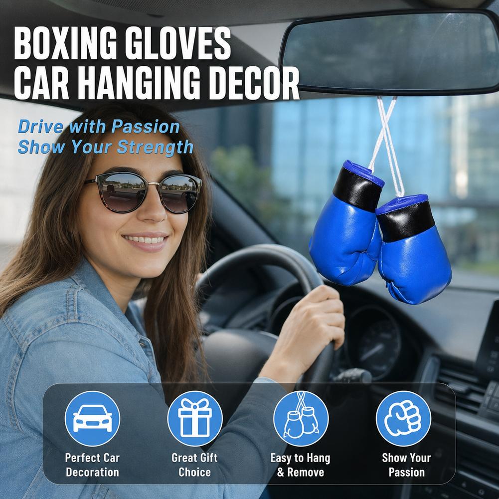 1 Paio di Guantoni da Boxe per - Car Accessories Mirror Hanging recensione e prezzo